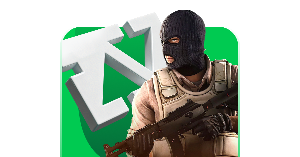 Tarjeta moderna de contenido gaming con acabado premium